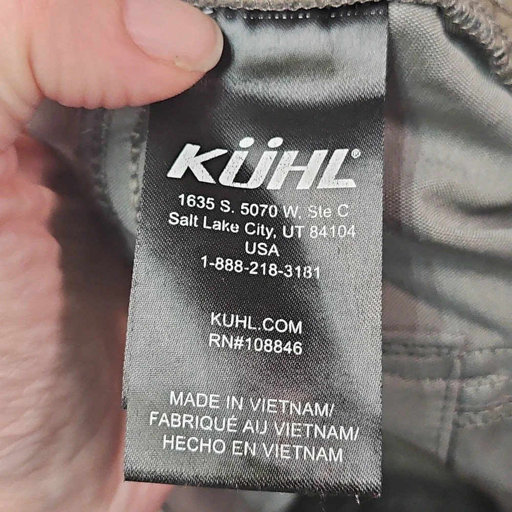 KUHL TREKR Shorts Womens 6 Gray Performance Lightweight Gorpcore Hiking Cargo